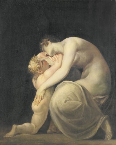 Tekemessa and Eurysakes by Johann Heinrich Füssli